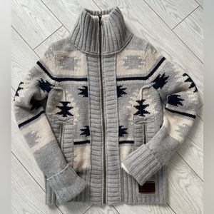 Superdry fleece lined knit sweater